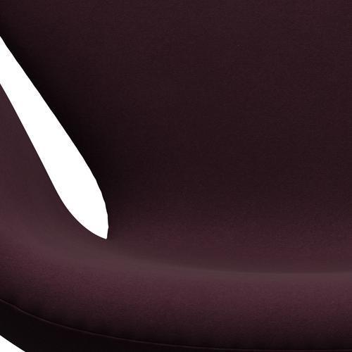 [product_category]-Fritz Hansen Swan Lounge Chair, Warm Graphite/Comfort Light Bordeaux-Fritz Hansen-3320-C01163-WGBASE-FRI-6