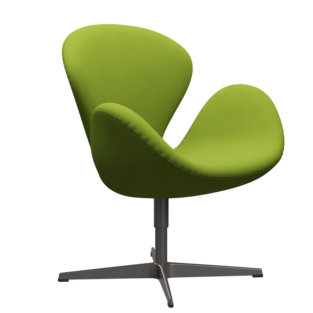 [product_category]-Fritz Hansen Swan Lounge Chair, Warm Graphite/Comfort Light Green (68000)-Fritz Hansen-3320-C68000-WGBASE-FRI-2