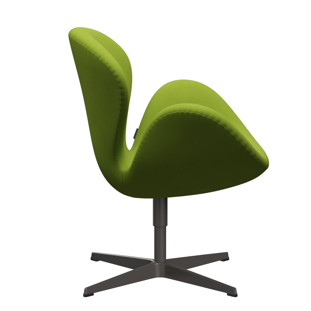 [product_category]-Fritz Hansen Swan Lounge Chair, Warm Graphite/Comfort Light Green (68000)-Fritz Hansen-3320-C68000-WGBASE-FRI-3