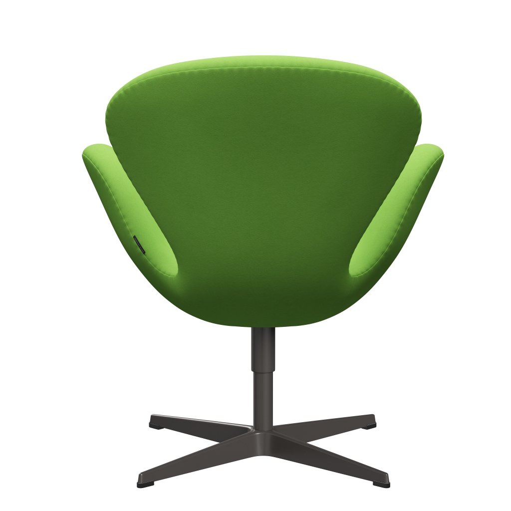 [product_category]-Fritz Hansen Swan Lounge Chair, Warm Graphite/Comfort Light Green (68010)-Fritz Hansen-3320-C68010-WGBASE-FRI-4