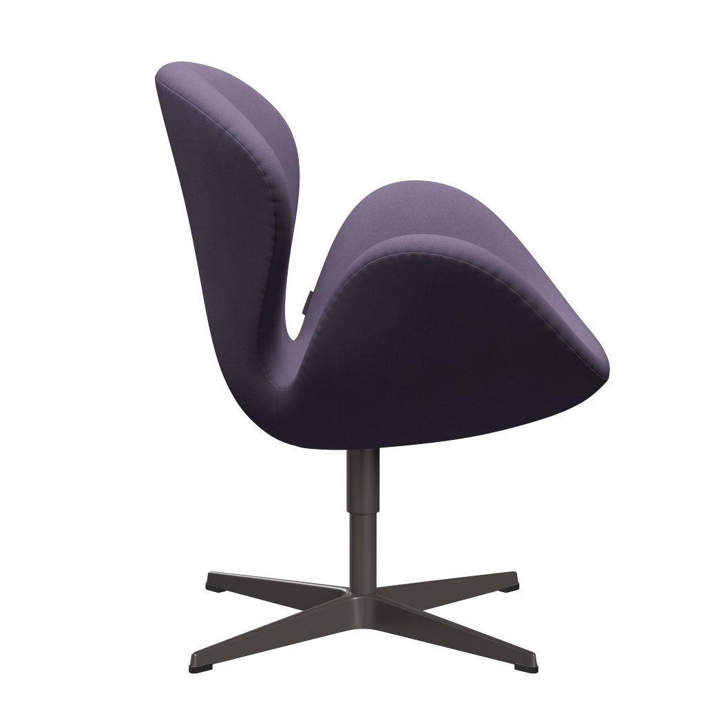 [product_category]-Fritz Hansen Swan Lounge Chair, Warm Graphite/Comfort Violet-Fritz Hansen-3320-C65012-WGBASE-FRI-3