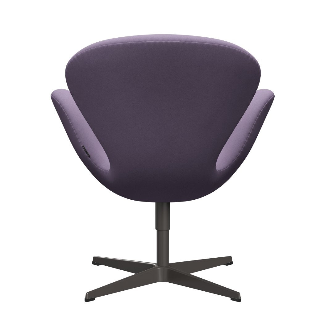 [product_category]-Fritz Hansen Swan Lounge Chair, Warm Graphite/Comfort White/Light Violet-Fritz Hansen-3320-C01043-WGBASE-FRI-4