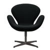 Fritz Hansen Swan™ Lounge Chair, Warm Graphite/Diablo Black