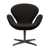 Fritz Hansen Swan™ Lounge Chair, Warm Graphite/Diablo Chocolate Dark