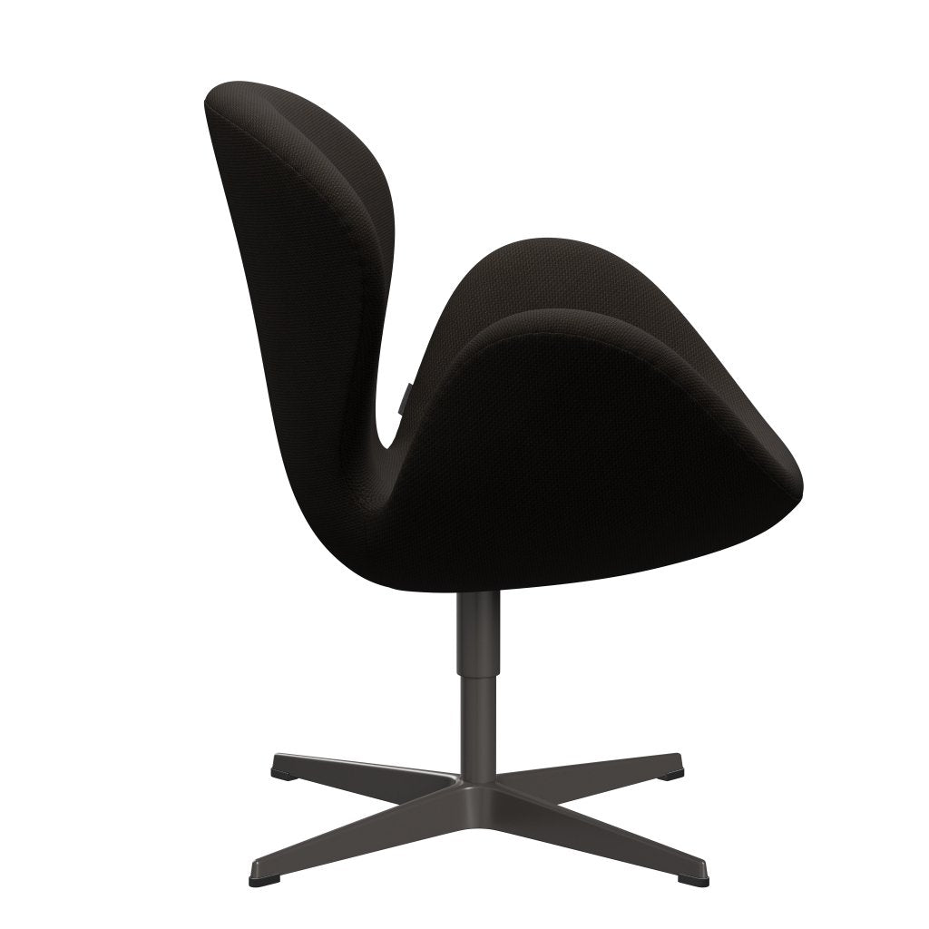 [product_category]-Fritz Hansen Swan Lounge Chair, Warm Graphite/Diablo Chocolate Dark-Fritz Hansen-3320-DIA403-WGBASE-FRI-3