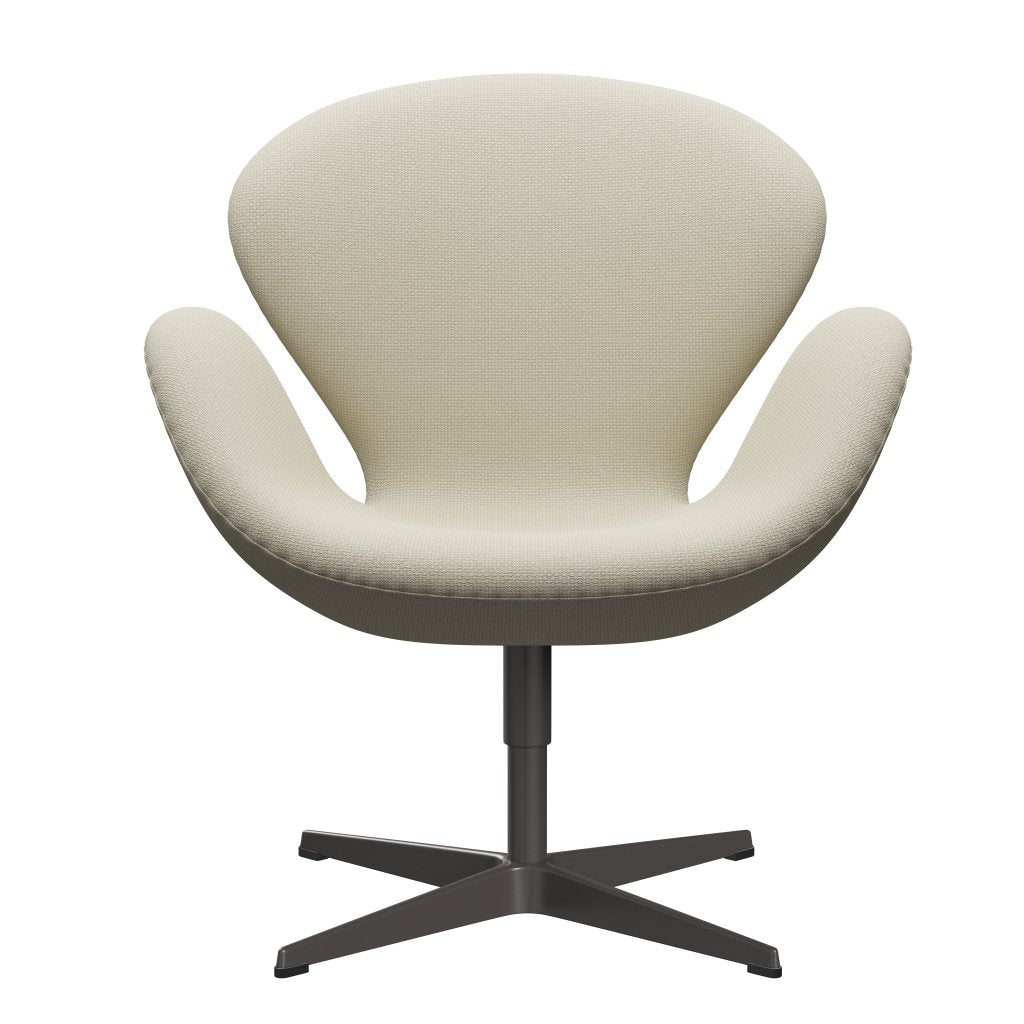 [product_category]-Fritz Hansen Swan Lounge Chair, Warm Graphite/Diablo Oatmeal-Fritz Hansen-3320-DIA201-WGBASE-FRI-1