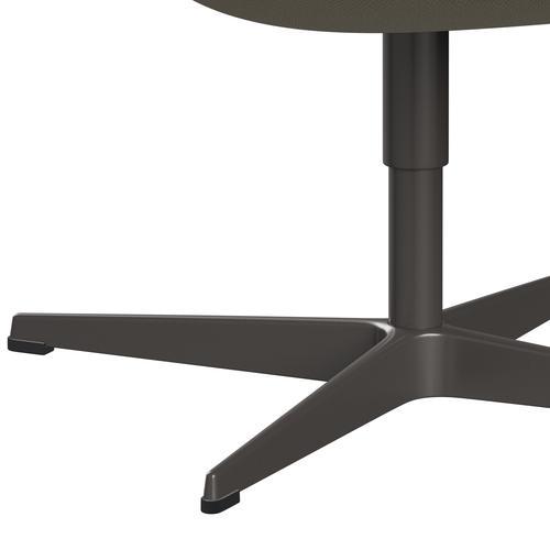 [product_category]-Fritz Hansen Swan Lounge Chair, Warm Graphite/Diablo Oatmeal-Fritz Hansen-3320-DIA201-WGBASE-FRI-7