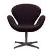 Fritz Hansen Swan™ Lounge Chair, Warm Graphite/Diablo Plum
