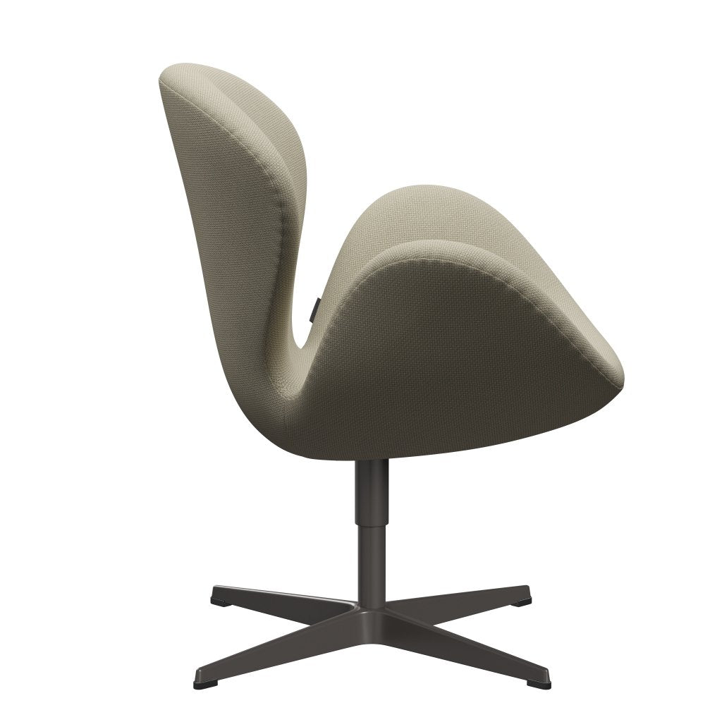 [product_category]-Fritz Hansen Swan Lounge Chair, Warm Graphite/Diablo Sand-Fritz Hansen-3320-DIA103-WGBASE-FRI-3