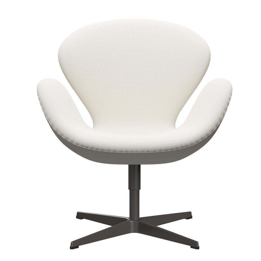 [product_category]-Fritz Hansen Swan Lounge Chair, Warm Graphite/Diablo Snow-Fritz Hansen-3320-DIA202-WGBASE-FRI-1