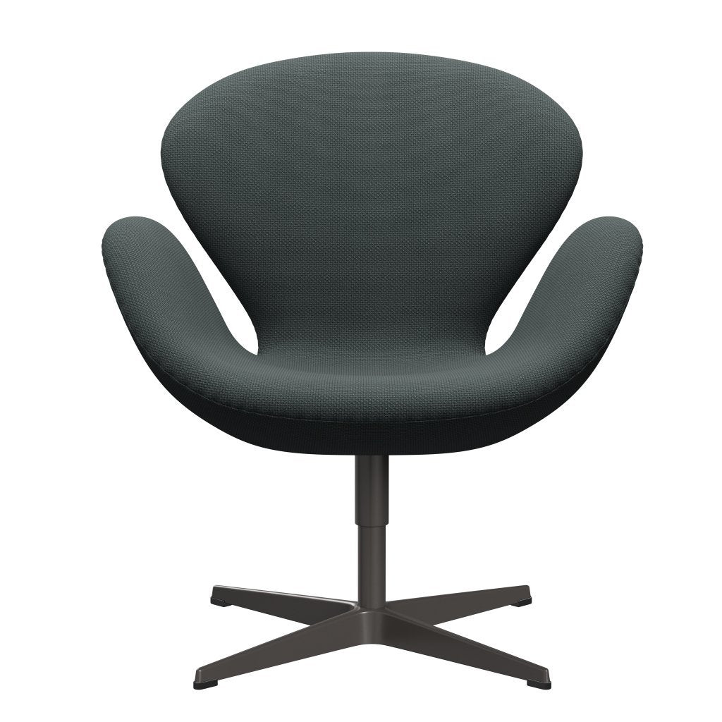 [product_category]-Fritz Hansen Swan Lounge Chair, Warm Graphite/Diablo Steel Grey-Fritz Hansen-3320-DIA102-WGBASE-FRI-1
