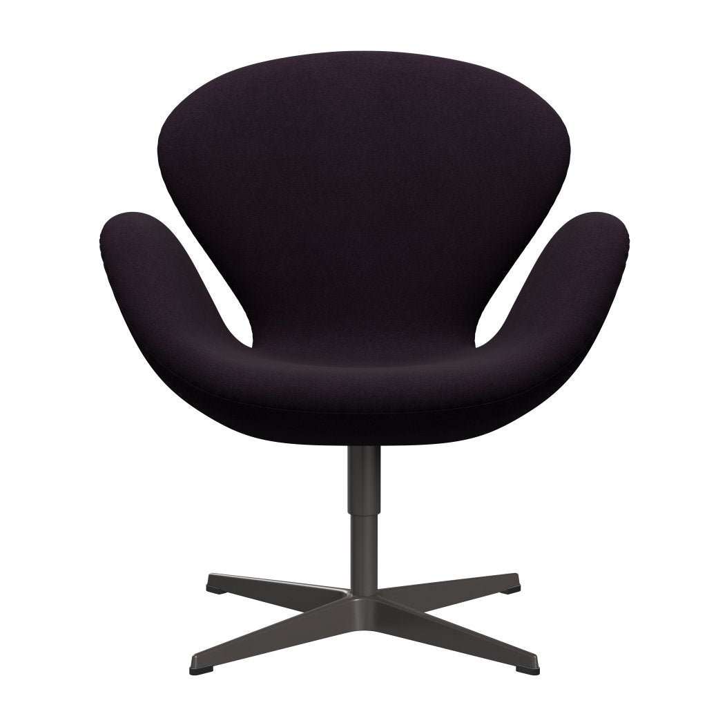 [product_category]-Fritz Hansen Swan Lounge Chair, Warm Graphite/Divina Aubergine (376)-Fritz Hansen-3320-DIV376-WGBASE-FRI-1