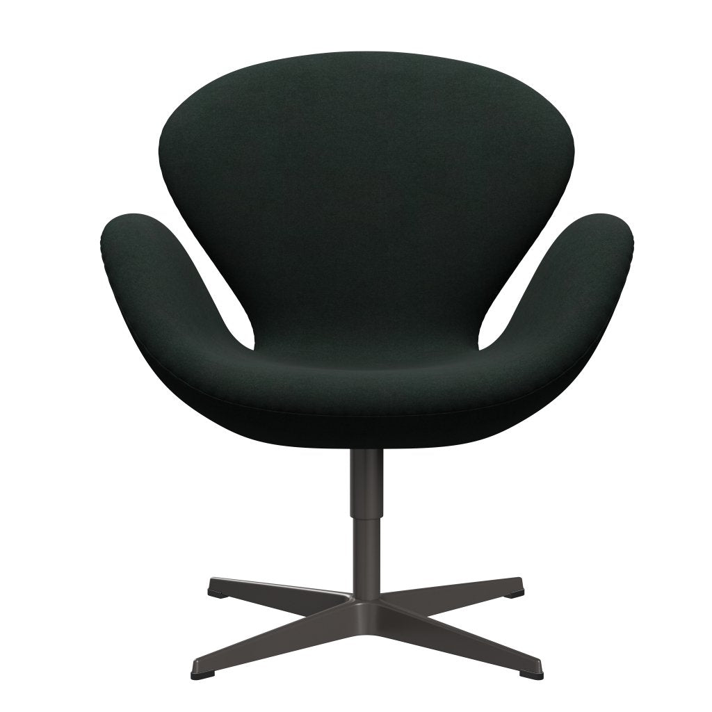 [product_category]-Fritz Hansen Swan Lounge Chair, Warm Graphite/Divina Charcoal-Fritz Hansen-3320-DIV181-WGBASE-FRI-1
