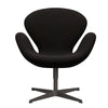 Fritz Hansen Swan™ Lounge Chair, Warm Graphite/Divina Dark Brown (384)