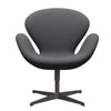 Fritz Hansen Swan™ Lounge Chair, Warm Graphite/Divina Dark Grey