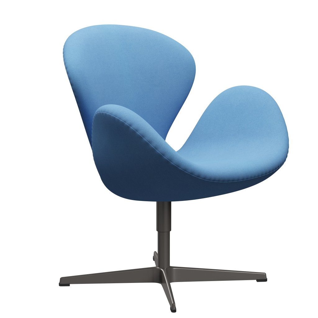 [product_category]-Fritz Hansen Swan Lounge Chair, Warm Graphite/Divina Light Blue (712)-Fritz Hansen-3320-DIV712-WGBASE-FRI-2