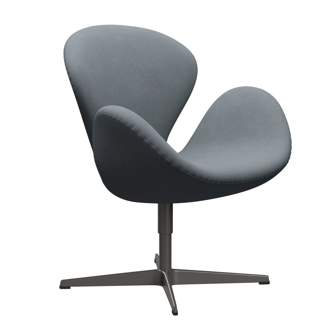[product_category]-Fritz Hansen Swan Lounge Chair, Warm Graphite/Divina Light Grey-Fritz Hansen-3320-DIV171-WGBASE-FRI-2