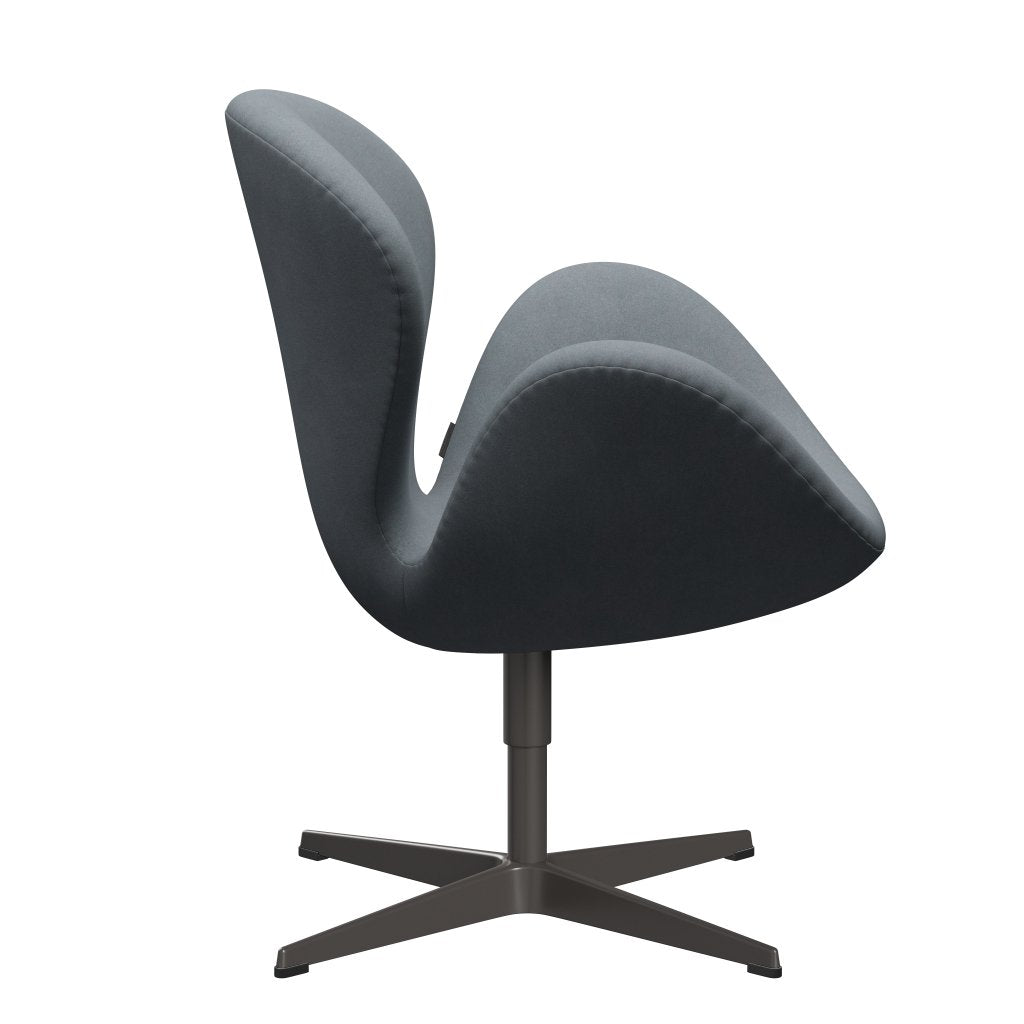 [product_category]-Fritz Hansen Swan Lounge Chair, Warm Graphite/Divina Light Grey-Fritz Hansen-3320-DIV171-WGBASE-FRI-3