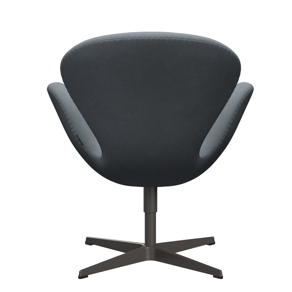 [product_category]-Fritz Hansen Swan Lounge Chair, Warm Graphite/Divina Light Grey-Fritz Hansen-3320-DIV171-WGBASE-FRI-4