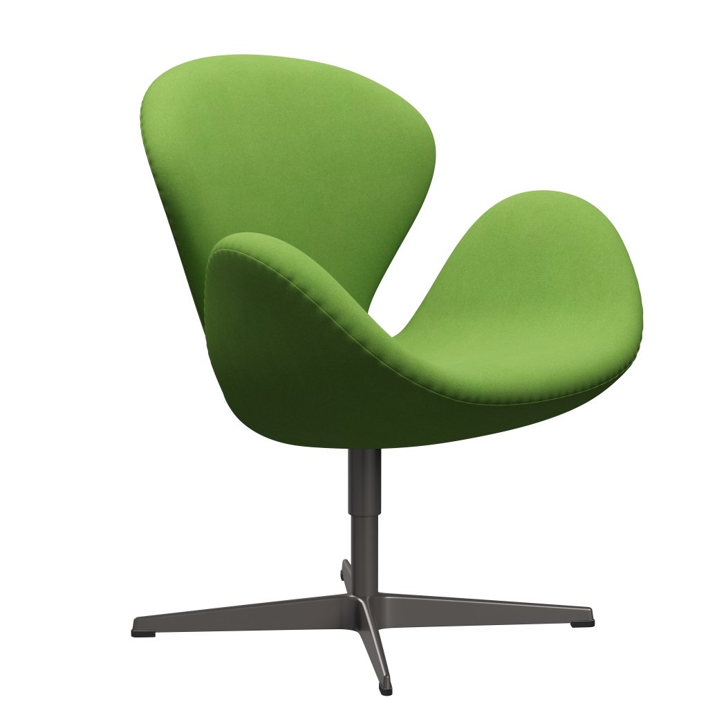 [product_category]-Fritz Hansen Swan Lounge Chair, Warm Graphite/Divina Lime Light-Fritz Hansen-3320-DIV956-WGBASE-FRI-2