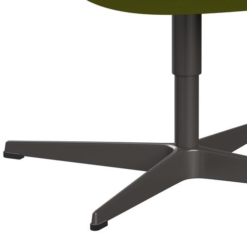 [product_category]-Fritz Hansen Swan Lounge Chair, Warm Graphite/Divina Lime-Fritz Hansen-3320-DIV936-WGBASE-FRI-7
