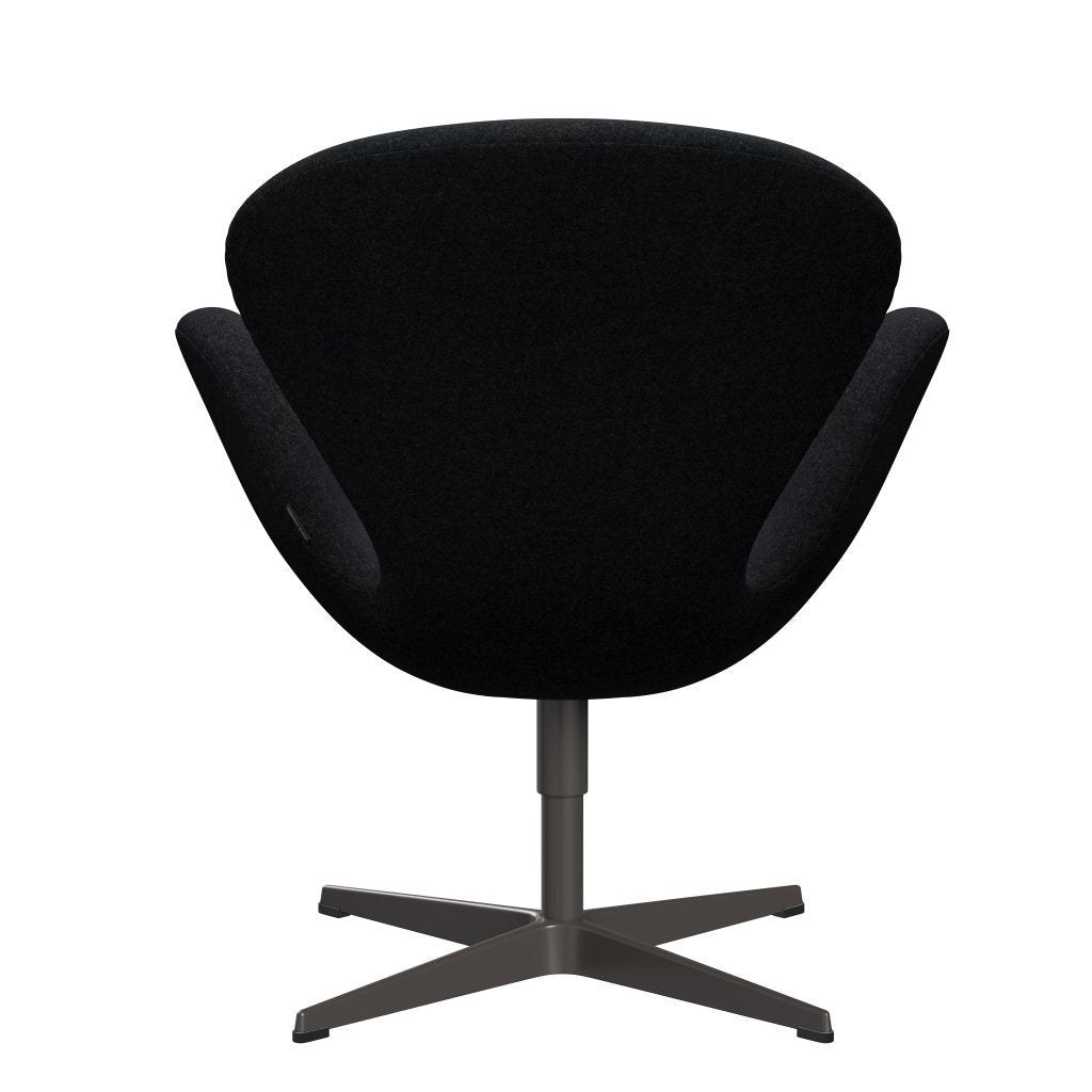 [product_category]-Fritz Hansen Swan Lounge Chair, Warm Graphite/Divina Md Black-Fritz Hansen-3320-DMD193-WGBASE-FRI-4