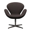 Fritz Hansen Swan™ Lounge Chair, Warm Graphite/Divina Md Chocolate