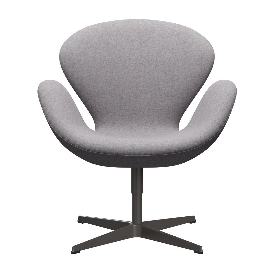 [product_category]-Fritz Hansen Swan Lounge Chair, Warm Graphite/Divina Md Cool Light Grey-Fritz Hansen-3320-DMD713-WGBASE-FRI-1