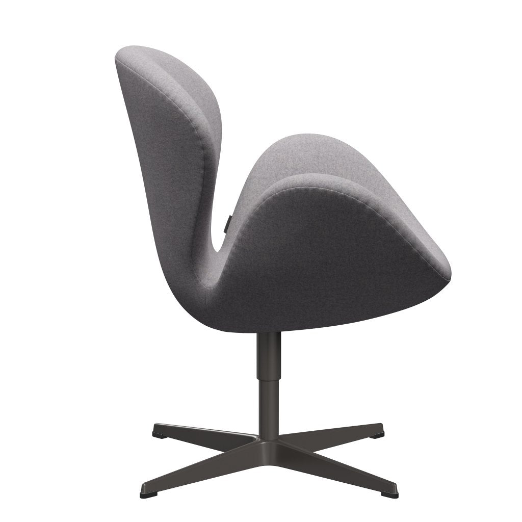 [product_category]-Fritz Hansen Swan Lounge Chair, Warm Graphite/Divina Md Cool Light Grey-Fritz Hansen-3320-DMD713-WGBASE-FRI-3