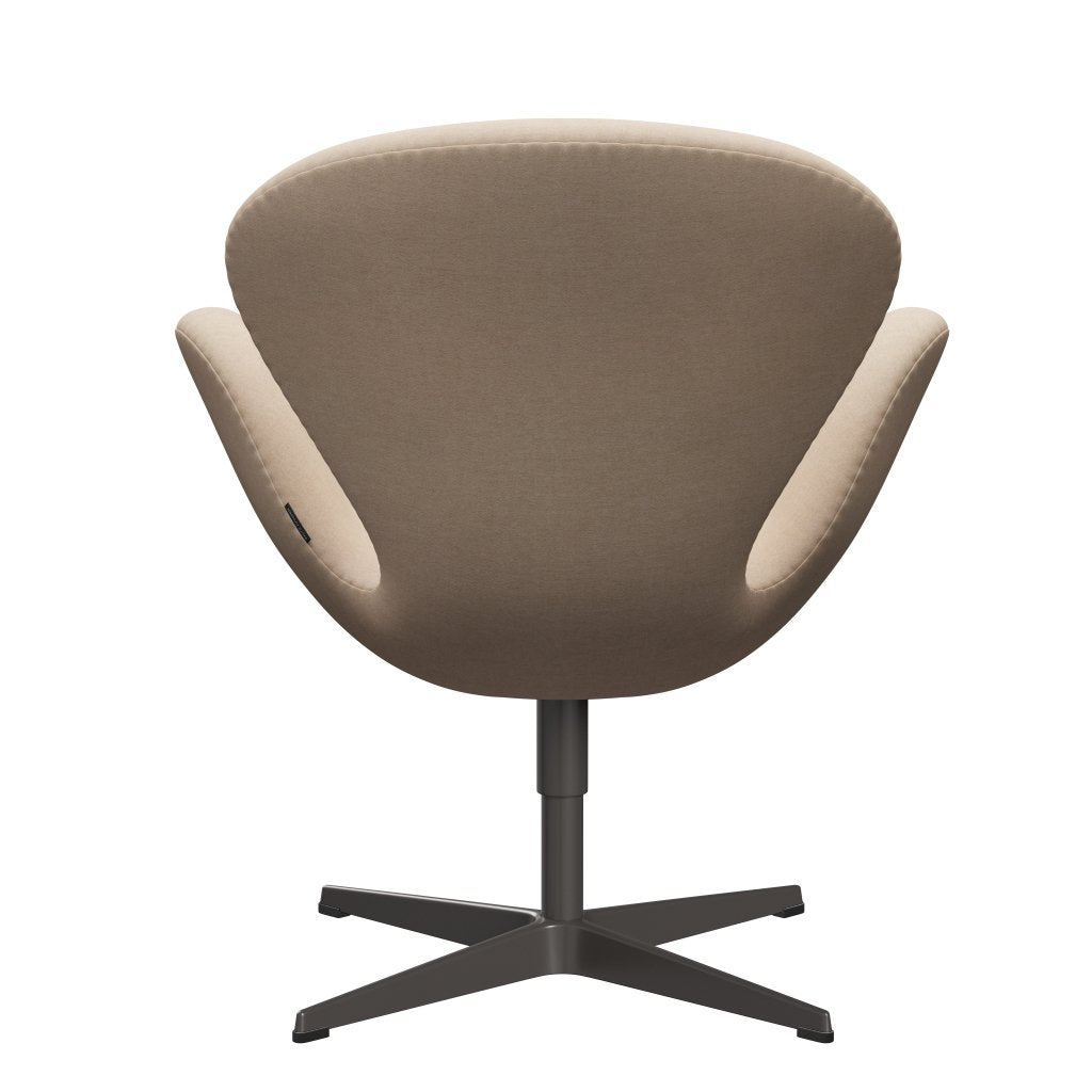 [product_category]-Fritz Hansen Swan Lounge Chair, Warm Graphite/Divina Md Crème-Fritz Hansen-3320-DMD203-WGBASE-FRI-4