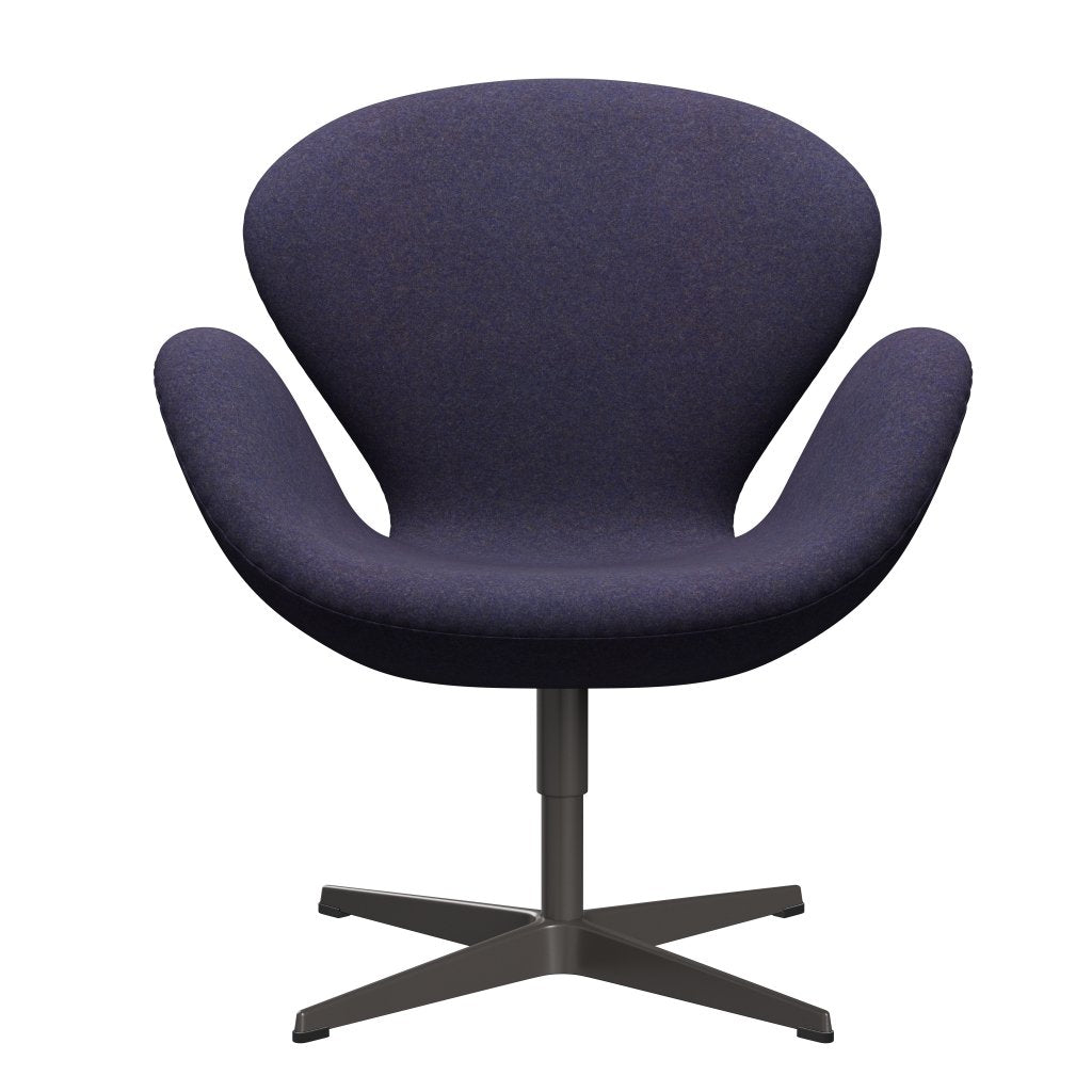 [product_category]-Fritz Hansen Swan Lounge Chair, Warm Graphite/Divina Md Dusty Blue-Fritz Hansen-3320-DMD753-WGBASE-FRI-1
