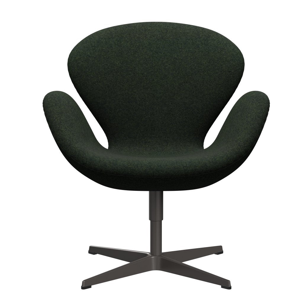 [product_category]-Fritz Hansen Swan Lounge Chair, Warm Graphite/Divina Md Moss Green-Fritz Hansen-3320-DMD973-WGBASE-FRI-1