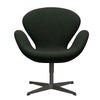 Fritz Hansen Swan™ Lounge Chair, Warm Graphite/Divina Md Moss Green