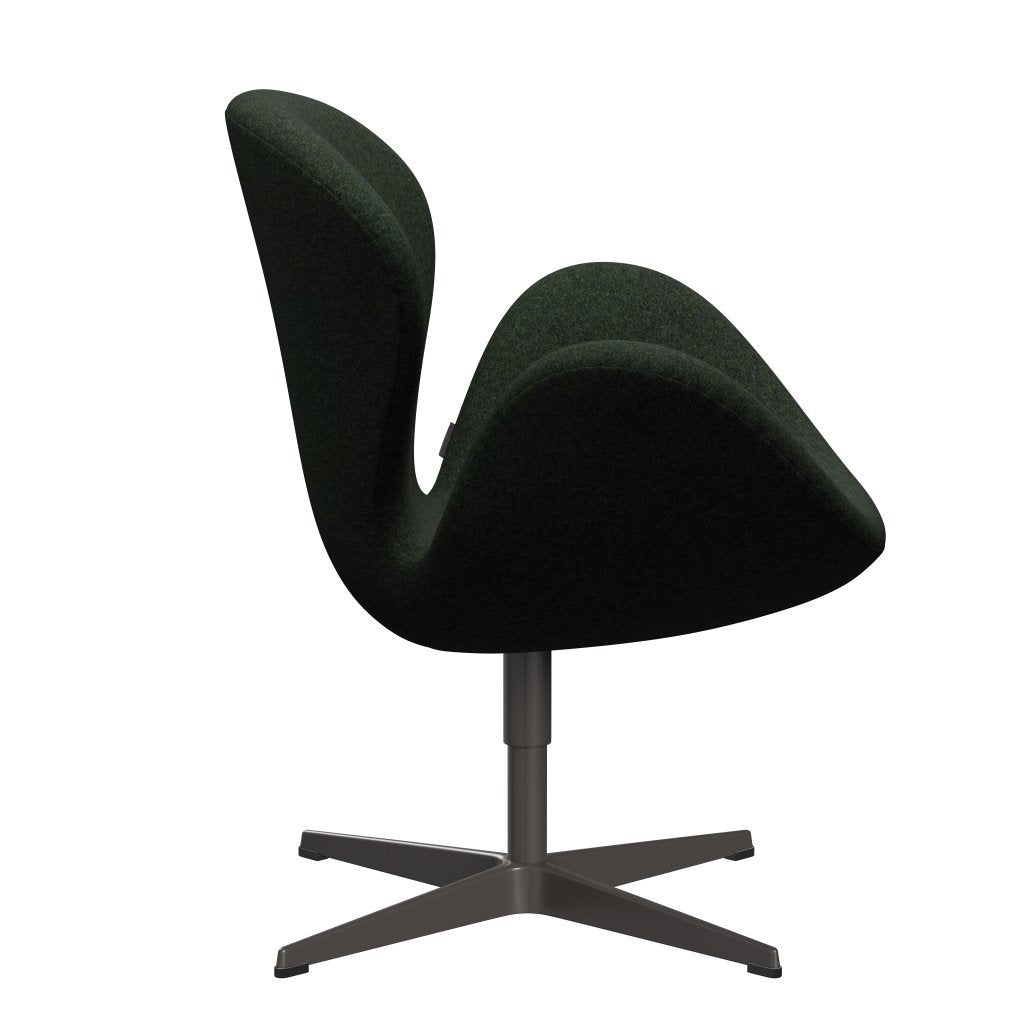 [product_category]-Fritz Hansen Swan Lounge Chair, Warm Graphite/Divina Md Moss Green-Fritz Hansen-3320-DMD973-WGBASE-FRI-3