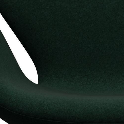 [product_category]-Fritz Hansen Swan Lounge Chair, Warm Graphite/Divina Melange Dark Green (871)-Fritz Hansen-3320-DIM871-WGBASE-FRI-6