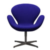  Swan™ Lounge Chair Warm Graphite/Divina Petrol Blue