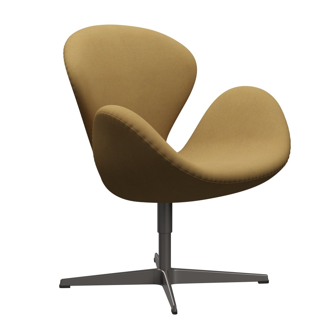 [product_category]-Fritz Hansen Swan Lounge Chair, Warm Graphite/Divina Sand Light-Fritz Hansen-3320-DIV236-WGBASE-FRI-2