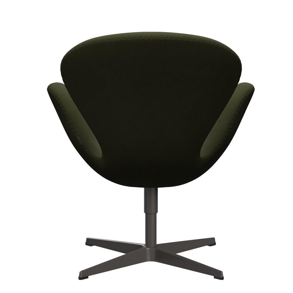 [product_category]-Fritz Hansen Swan Lounge Chair, Warm Graphite/Fame Dark Brown Green-Fritz Hansen-3320-F68148-WGBASE-FRI-4