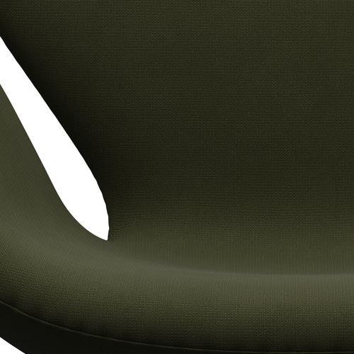 [product_category]-Fritz Hansen Swan Lounge Chair, Warm Graphite/Fame Dark Brown Green-Fritz Hansen-3320-F68148-WGBASE-FRI-6