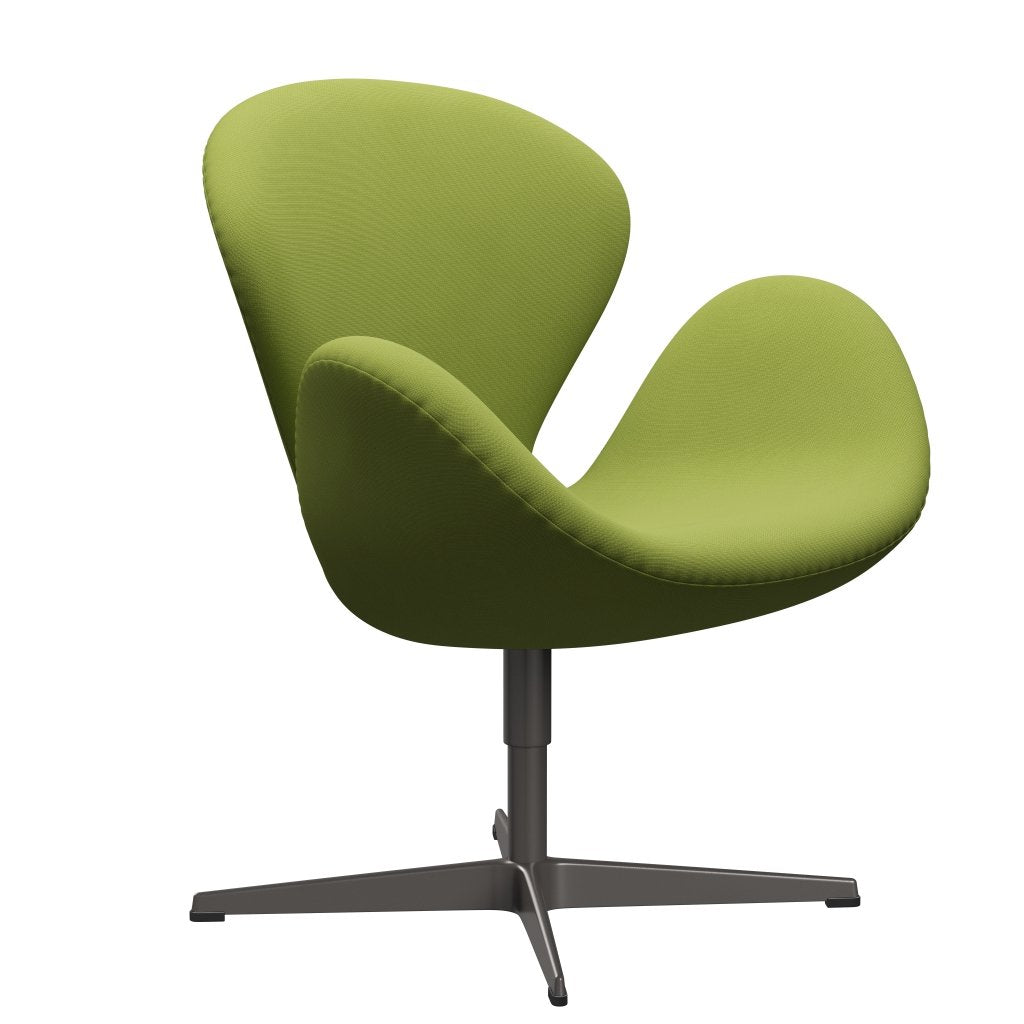 [product_category]-Fritz Hansen Swan Lounge Chair, Warm Graphite/Fame Light Grass Green-Fritz Hansen-3320-F68145-WGBASE-FRI-2