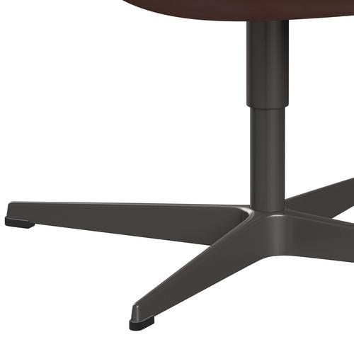[product_category]-Fritz Hansen Swan Lounge Chair, Warm Graphite/Grace Walnut-Fritz Hansen-3320-ELWAL-WGBASE-FRI-7