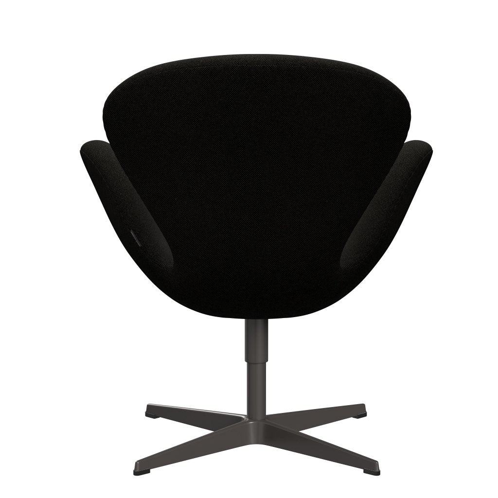 [product_category]-Fritz Hansen Swan Lounge Chair, Warm Graphite/Hallingdal Black/Grey (173)-Fritz Hansen-3320-HAL173-WGBASE-FRI-4