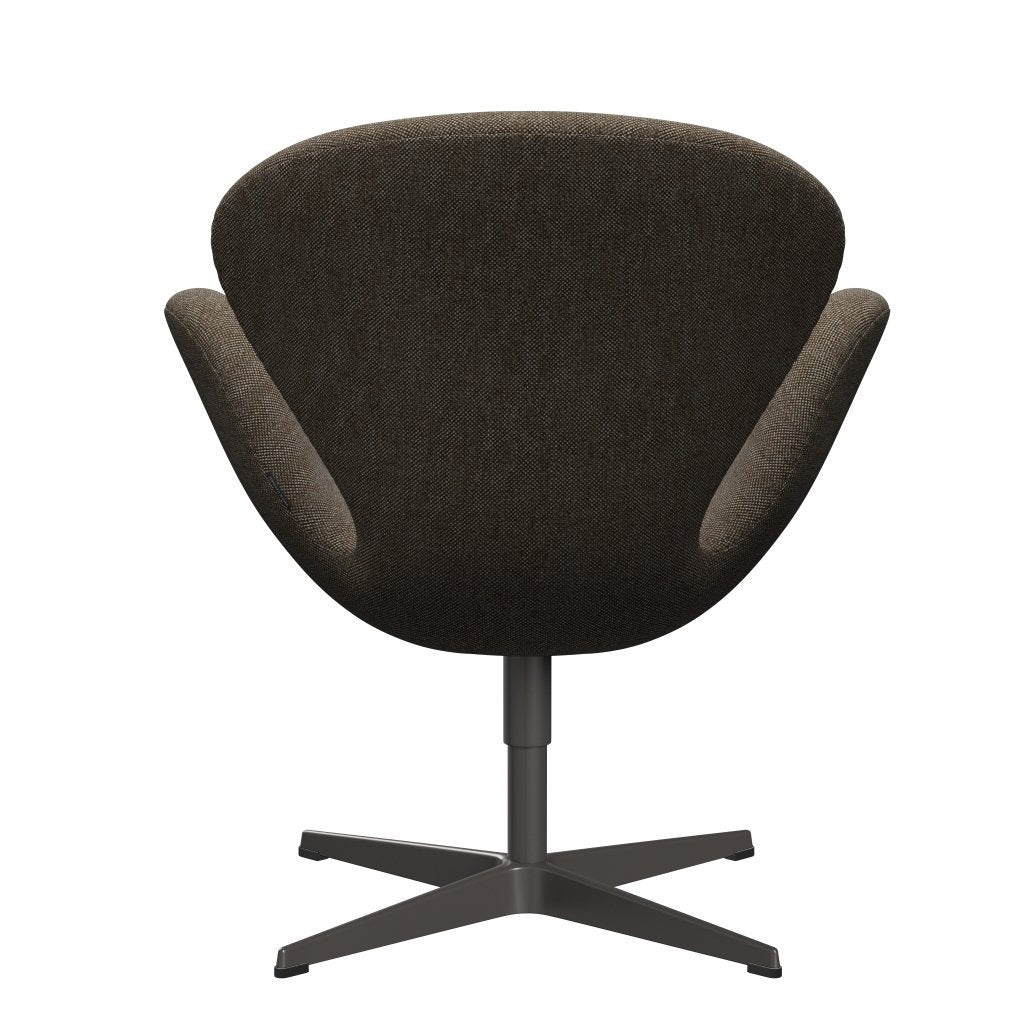[product_category]-Fritz Hansen Swan Lounge Chair, Warm Graphite/Hallingdal Brown/Grey-Fritz Hansen-3320-HAL270-WGBASE-FRI-4