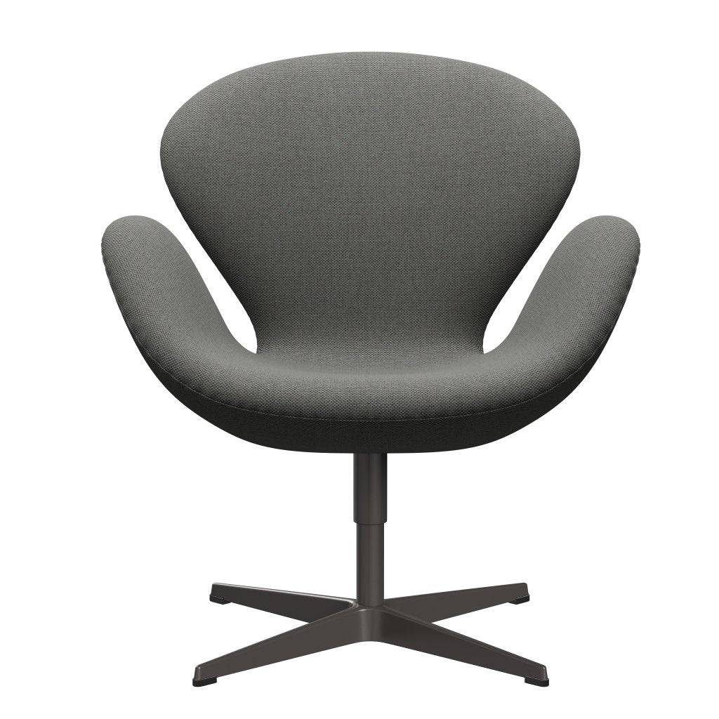 [product_category]-Fritz Hansen Swan Lounge Chair, Warm Graphite/Re Wool Taupe/Natural-Fritz Hansen-3320-REW158-WGBASE-FRI-1