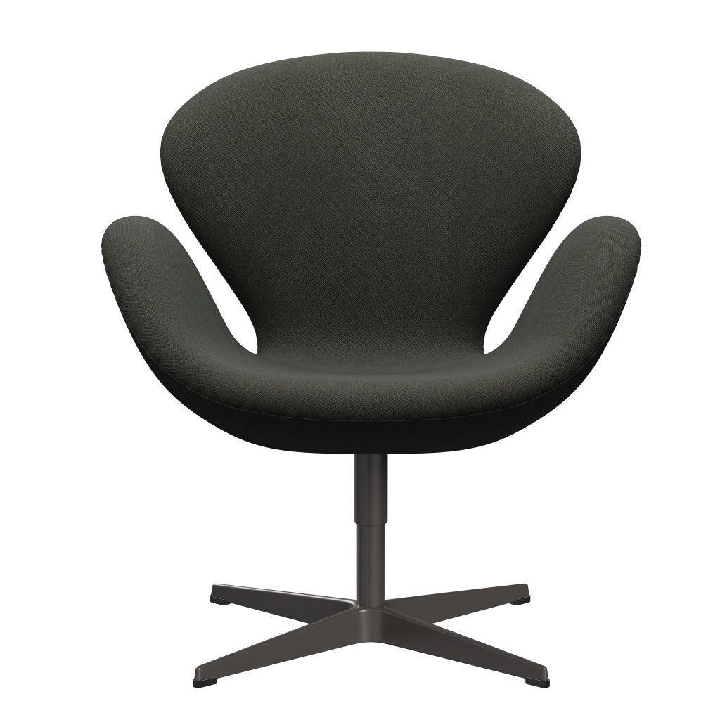 [product_category]-Fritz Hansen Swan Lounge Chair, Warm Graphite/Rime Dark Grey/Khaki/Blue-Fritz Hansen-3320-RIM991-WGBASE-FRI-1