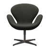 Fritz Hansen Swan™ Lounge Chair, Warm Graphite/Rime Dark Grey/Khaki/Blue