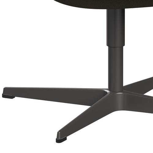 [product_category]-Fritz Hansen Swan Lounge Chair, Warm Graphite/Rims Brown/Light Green-Fritz Hansen-3320-RIM951-WGBASE-FRI-7