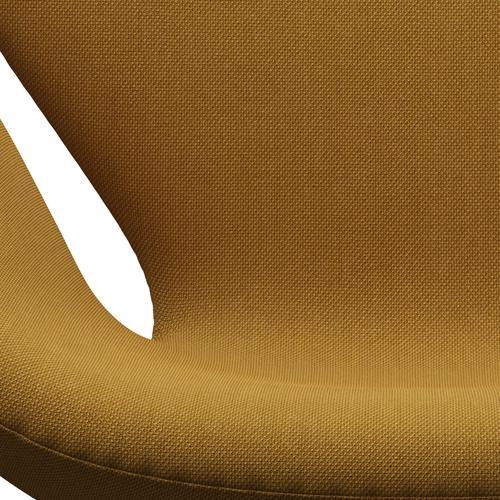 [product_category]-Fritz Hansen Swan Lounge Chair, Warm Graphite/Steelcut Trio Mustard Dark-Fritz Hansen-3320-STR466-WGBASE-FRI-6