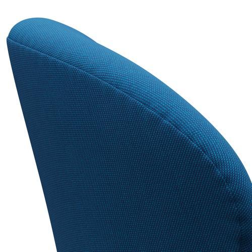 [product_category]-Fritz Hansen Swan Lounge Chair, Warm Graphite/Steelcut Trio Turquoise/Blue-Fritz Hansen-3320-STR865-WGBASE-FRI-5