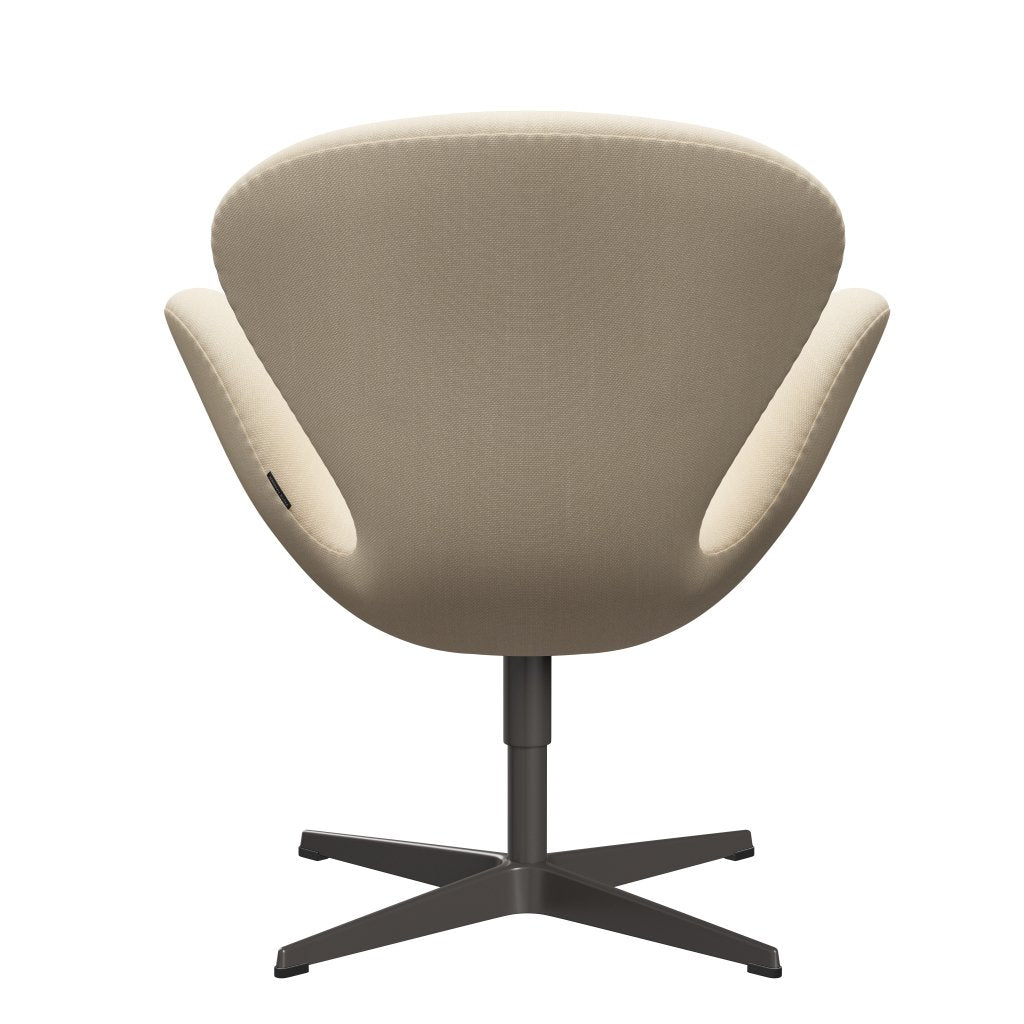 [product_category]-Fritz Hansen Swan Lounge Chair, Warm Graphite/Steelcut White-Fritz Hansen-3320-STI110-WGBASE-FRI-4